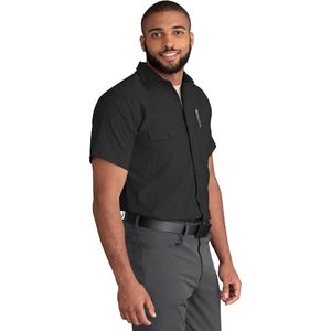 Chemise de travail à manches courtes pour homme, personnalisée, respirante, antistatique, haute visibilité, vêtements de travail EN, salopettes, tailles plus grandes - Product Image 2