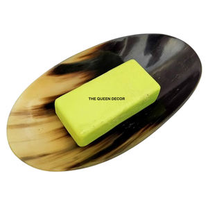 Jabonera para Cocina y Baño, Color Negro, Par de 2, Diseño Moderno de Cuerno Natural de la Mejor Calidad, Forma Ovalada - Product Image 6