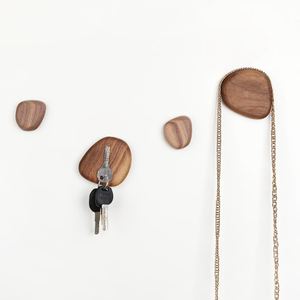 Organizador de Llaves Magnético de Madera con Diseño de Cuerda de Escalera, para Colgar en el Techo, Decoración Moderna para la Entrada del Hogar - Product Image 3