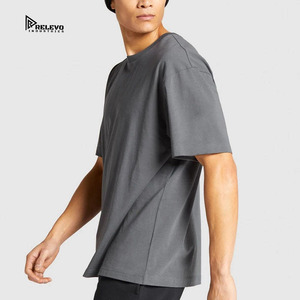 Camiseta de alta calidad, corte holgado y cómodo, cuello redondo, tela de primera calidad, manga corta, para hombre. - Product Image 2