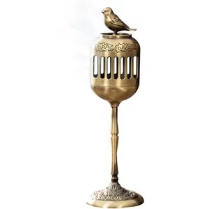 Most Selling Customized Metal Brass Black Incense Holder Latest <b>Oil</b> <b>Burner</b> Home Church Hotel Usage Gift Box Incense <b>Burner</b> - Product Image 4