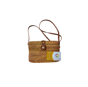 Nouveauté Sac de plage en osier vintage en forme de croix pour femmes Logo personnalisable Broderie Décoration avec fermeture à cordon - Product Image 3