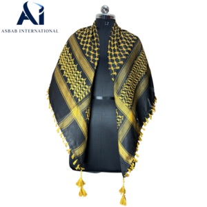 Nouveau design Écharpe arabe Palestine Arafat Foulard pour hommes musulmans Mode du Moyen-Orient Super confortable - Product Image 1