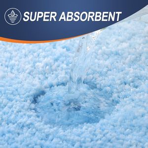 Hot Selling 17"x24" Microfiber Bath <b>Mat</b> Super <b>Absorbent</b> Non-Slip Floor Thick Plush Shaggy Tufted Bathroom Rug Washable Hotel - Product Image 3