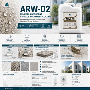 ARW-D2 น้ำยาเคลือบผิวดูดซึมแร่ธาตุ ให้การปกป้องสูง 60 ตร.ม. ต่อ 1 ลิตร สำหรับหินแกรนิต บรรจุ 20 ลิตร - Product Image 3