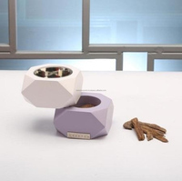 Brûleur Mobkhar en bois et résine au design moderne, parfum thé et océan de haute qualité, cadeaux islamiques pour la maison et l'hôtel