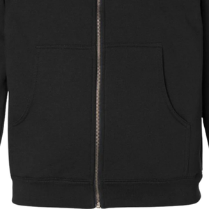 Sweat à capuche zippé intégral isolé pour homme, en mélange de coton, doublure douce, respirant, séchage rapide, hiver, OEM ODM - Product Image 6