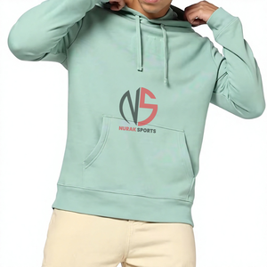 <b>Men's</b> Casual <b>Pullover</b> Hoodies Windproof Breathable Solid Winter Front Customizable Colors & Sizes Street Wear for <b>Men</b> NURAK 2026 - Product Image 1