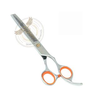 Ciseaux à effiler professionnels pour barbier, à manche élégant et lame de rasoir, en acier inoxydable, pour fournitures de salon de coiffure, Grade A+ - Product Image 4