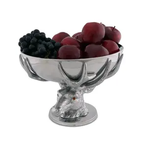 Bol décoratif en céramique écologique et élégant, style contemporain, pour l'intérieur moderne, qualité export haut de gamme, finition plaquée pour acheteurs professionnels. - Product Image 3