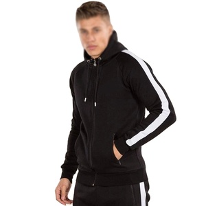 2025 Venta al por mayor Chándal de patrón sólido para hombres | Joggers personalizados y Conjunto de sudadera | Streetwear Gym Outfit 100% algodón transpirable - Product Image 6