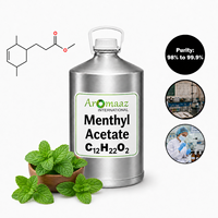 Aromaaaz International Acétate de menthyle C12H22O2 Liquide Pureté 98% à 99,9% Arôme alimentaire Parfum synthétique