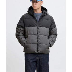Veste matelassée à capuche décontractée pour homme de haute qualité, manteau d'extérieur épais en duvet, original, personnalisé, chaud, unisexe, OEM - Product Image 5