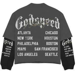 เสื้อยืดโอเวอร์ไซส์ผู้ชายคุณภาพสูง ยอดนิยม สไตล์ลำลอง ใส่สบาย เป็นมิตรกับสิ่งแวดล้อม ไม่เป็นขุย ใส่ได้ในฤดูร้อน สไตล์ไฮสตรีท ไซส์พลัส - Product Image 2