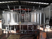 Machine de brasserie automatique de 1000L, équipement de brassage avec cuve de fermentation