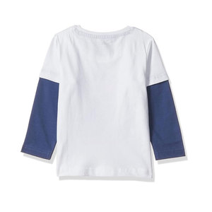 Camiseta de manga doble para hombre, diseño elegante de manga en capas, camisa informal de algodón suave con cuello redondo para uso diario y viajes - Product Image 6
