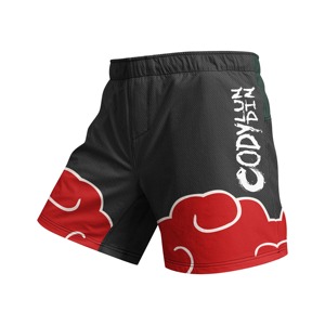 Pantalones cortos MMA para hombre, con estampado, cintura elástica, para entrenamiento en gimnasio, kickboxing, ligeros, de secado rápido, coloridos, para artes marciales mixtas. - Product Image 1