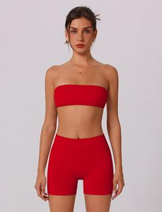 Block Seamless Backless Running Yoga Pants Cycling Sports <b>Knee</b>-Length Fitness Set Printing High Stretch Lightweight - Product Image 2