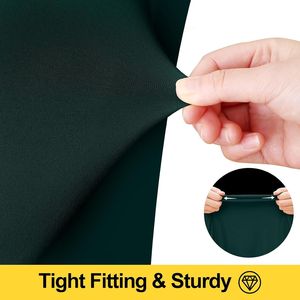 Smiry - Mantel Elástico Ajustable Rectangular, Impermeable, Lavable, de Spandex, con Falda para Cubrir la Mesa - Product Image 1