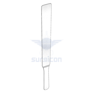 Espátula Dissectora de Senos de 20 cm x 2.5 cm, Instrumento Quirúrgico Reutilizable de Acero Inoxidable para Aumento de Senos - Product Image 1