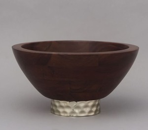 Cuenco de madera para servir, frutero de lujo, frutero moderno de madera, frutero de diseño, cuenco de lujo para decoración del hogar - Product Image 1