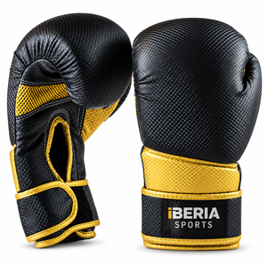 Gants de boxe IBERIA personnalisés pour l'entraînement, le sparring et le sac de frappe, avec fermeture à boucle et crochets pour le poignet, équipement de boxe OEM en gros - Product Image 4
