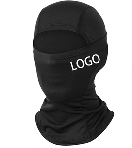 Cagoule noire respirante pour le ski, masque intégral, protection UV, cache-cou pour le cyclisme et la moto - Product Image 1