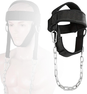 Arnés de Cuello Ajustable Unisex con Correa de Barbilla Antideslizante 100% Lana para Levantamiento de Pesas, Entrenamiento de Fuerza y Ejercicios en Casa - Product Image 3