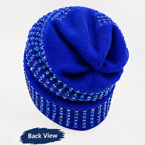 Custom <b>Satin</b> <b>Lined</b> Skull Cap <b>Beanie</b> Silk Lining Hair Care Winter Knitted Hats Plain Unisex Dome Skullcap Caps Wholesale Vendor - Product Image 2