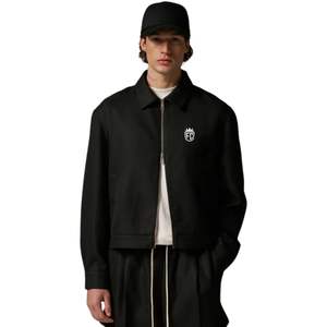 Chaqueta de Lana para Hombre en Negro con Cierre de Cremallera, Diseño Elegante, Tela de Alta Calidad y Ajuste Cómodo para un Look Moderno - Product Image 5