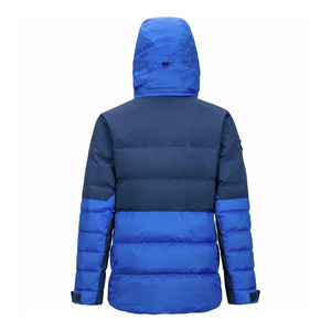 Chaqueta Acolchada con Capucha para Hombre, Diseño Color Block, Resistente al Viento, Gruesa, Informal, para Invierno, con Cierre de Cremallera y Relleno de Poliéster - Product Image 4