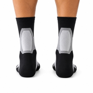 Chaussettes de sport pour hommes, chaussettes de compression athlétiques, respirantes, absorbant l'humidité, confortables, durables, de qualité supérieure - Product Image 3