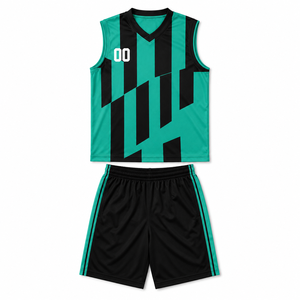 ชุดเสื้อและกางเกงบาสเก็ตบอลแบบสั่งทำพิเศษสำหรับทีมชายและเยาวชน - Product Image 4