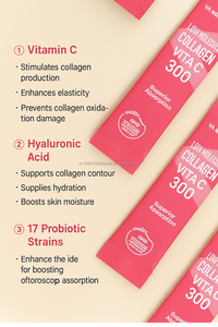 ผงคอลลาเจนไฮโดรไลซ์พร้อมวิตามินซี30ซองสำหรับผิวเรืองแสงผลิตจากเกาหลี - Product Image 4