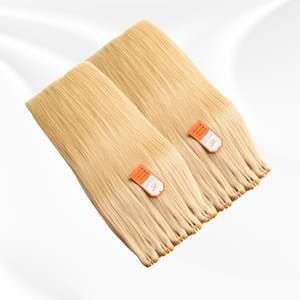 Venta al por mayor de doble dibujado crudo ruso crudo cutícula Remy pelo queratina U plano Micro enlaces I Tip 100% extensiones de cabello humano para el salón - Product Image 1