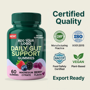 Gomitas Probióticas Veganas, Suplemento Dietético, Fabricación OEM, Marca Privada, Suministro de Fábrica - Product Image 3