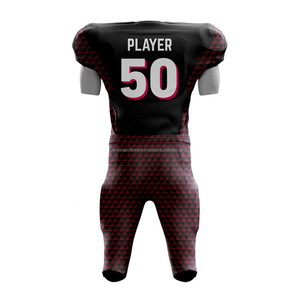 Nuevos Uniformes de Fútbol Americano Personalizados Sublimados Transpirables con Acolchado 100% Poliéster Trajes con Logotipo y Color Personalizados - Product Image 2