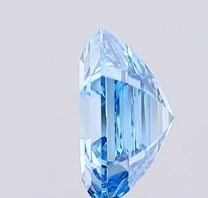 Diamante hexagonal de color azul vibrante, certificado por IGI, cultivado en laboratorio, de 1 a 5 quilates, suelto, CVD, pulido a mano, para la fabricación de joyas. - Product Image 2