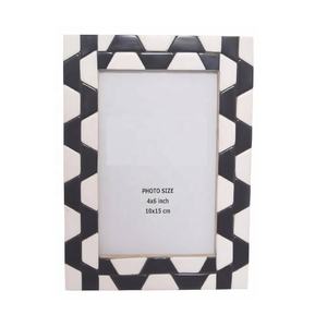 Handmade Bone Photo <b>Frame</b> Luxury White & Blue Inlay Tabletop Showcase Vintage Gifted Decorative <b>Picture</b> <b>Frame</b> for Home & Office - Product Image 5