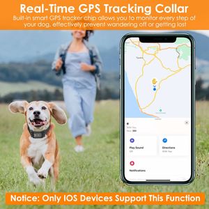 Sistema di Recinzione Elettrica Wireless per Cani da 328FT con Collare Ricevitore GPS e Monitoraggio della Posizione - Categoria Prodotto: Localizzatore per Animali Domestici - Product Image 5