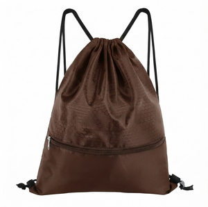 Sac de sport décontracté pour homme en polyester de haute qualité avec cordon de serrage, idéal pour l'été – Sac de rangement pour ballon de football - Product Image 3