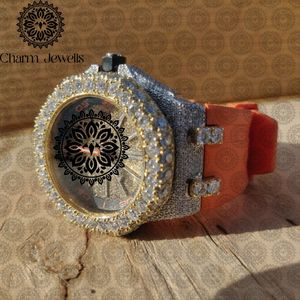 นาฬิกาข้อมือผู้ชาย Charm Luxury ขนาด 40 มม. ระบบอนาล็อก กลไกจักรกล ประดับเพชร สายสแตนเลส หน้าปัดเรืองแสง กระจกเรืองแสง ออโตเมติก - Product Image 4