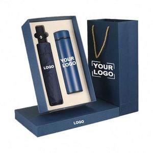 Wsy8745 Coffret d'entreprise haut de gamme, Tasse isotherme intelligente, Parapluie, Articles de réunion, Ensemble cadeau d'affaires de luxe - Product Image 1