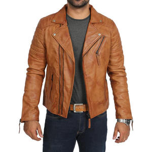 Veste bomber en cuir pour motard, respirante, de haute qualité, authentique, nouvelle arrivée, vente chaude, fabriquée par Wings Traders - Product Image 2