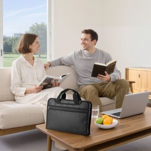 Borsa Portadocumenti Ignifuga Professionale 1832F, Organizzatore di Sicurezza Portatile Multistrato Impermeabile e Isolato - Product Image 2