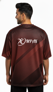 T-shirt oversize streetwear à sublimation pour homme, mode décontractée - Product Image 2