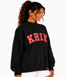 Sweat-shirt à col roulé personnalisé pour femme, vente en gros, en molleton de coton surdimensionné, à manches longues, décontracté, pour l'hiver - Product Image 3