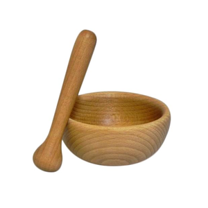 Mortero y Pilón Manual de Madera Tradicional para 168 Especias, Ecológico, para Cocina - Product Image 5