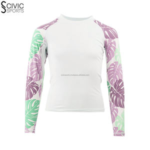 MMA Rash Guard Diseña tu propia camisa de compresión de sublimación Bjj Rashguard personalizado impreso para hombre - Product Image 4