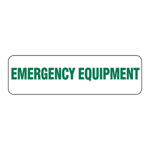 Etiqueta de Seguridad para Equipos de Emergencia Brady, Adhesivo Resistente al Agua y Duradero - Product Image 3